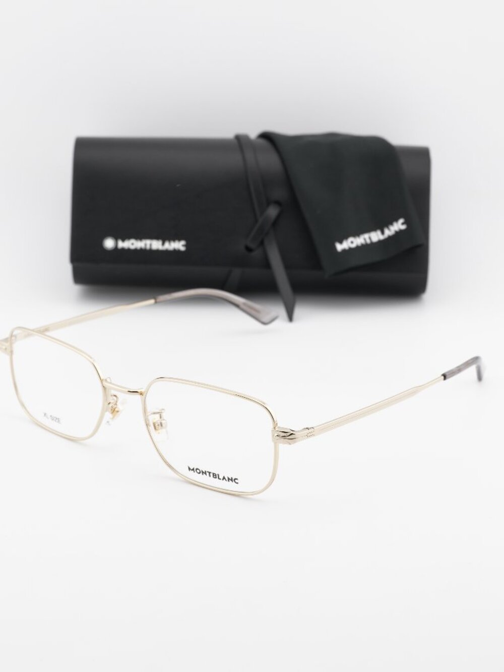 Montblanc MB0267O 004 Square Eyeglasses – Gold 55mm